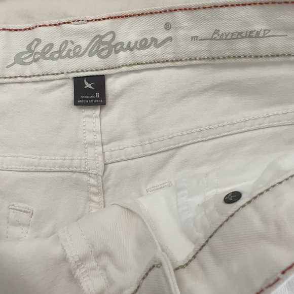 Eddie Bauer Boyfriend cut white shorts size 8 - Picture 2 of 6